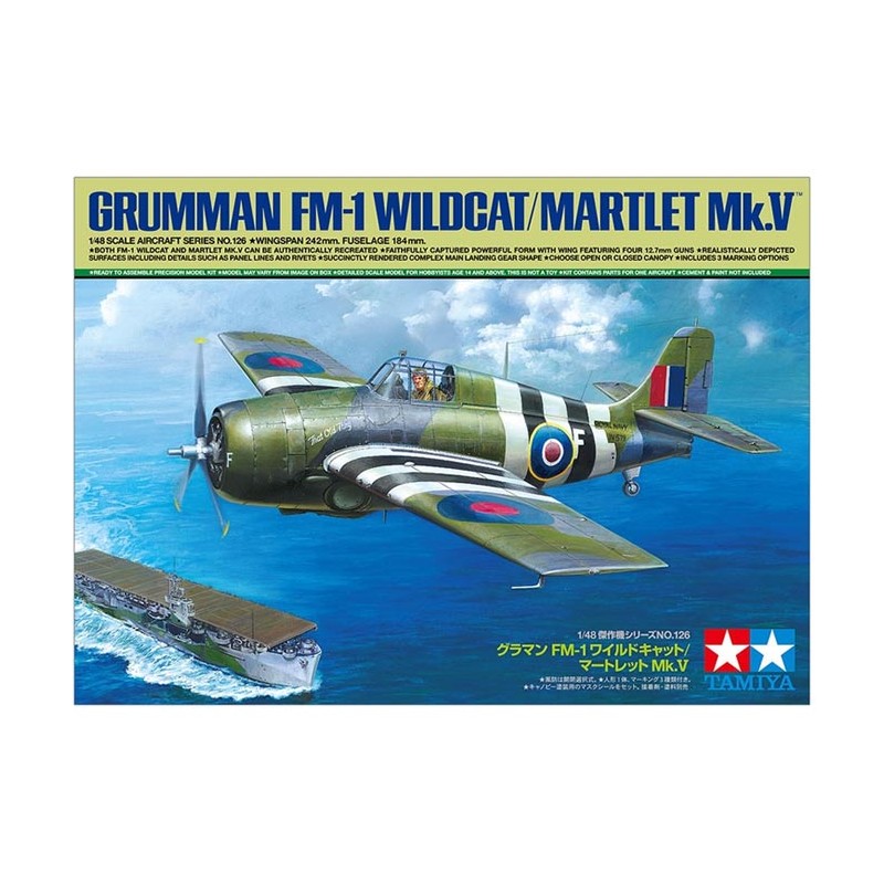 Grumman FM-1 Wildcat/Martlet. TAMIYA 61126