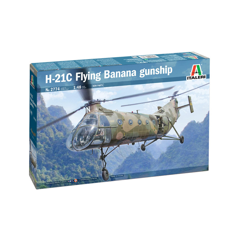 H-21C Flying Banana GunShip. ITALERI 2774