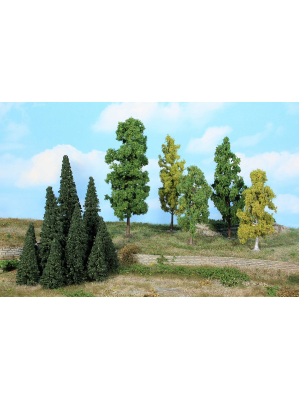 HEKI 1962 Confezione di 40 alberi e pini (altezza 5-18 cm)