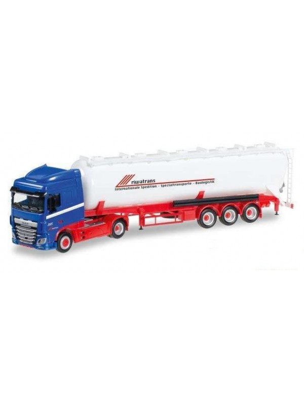 HERPA 306058 Scala HO DAF XF SC Euro 6 ADR con cisterna Riwatrans