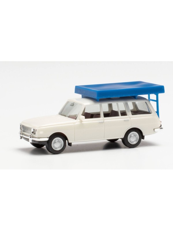 HERPA 420549-002 Scala HO Wartburg 353 1966 Tourist con tenda