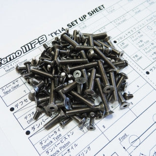 Hiro Seiko Set di viti in titanio MP9 TKI4 48073