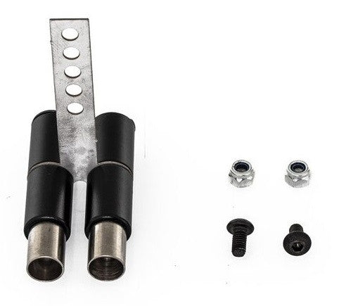 Hobbytech Scarico in acciaio Uscita doppia HT-SU1801141