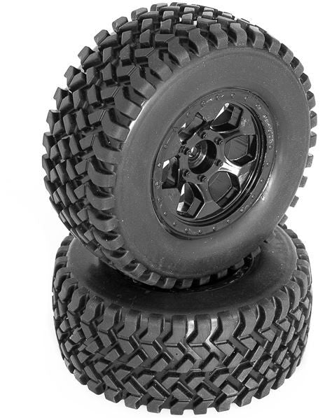 Pneumatici + cerchi Hobbytech Black DB8SL (x2) HTR-T471