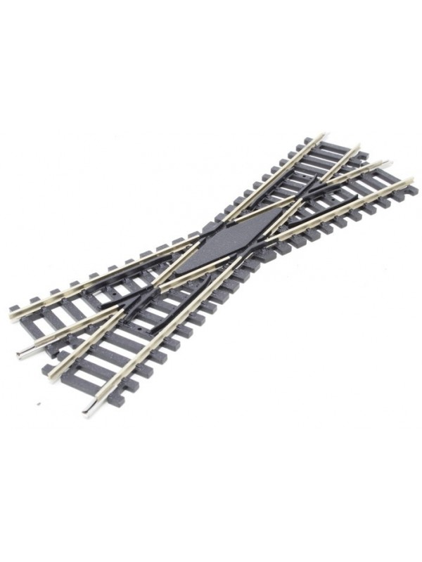 HORNBY R614 Scala HO Incrocio sinistro 168 mm x 181 mm 22.5°