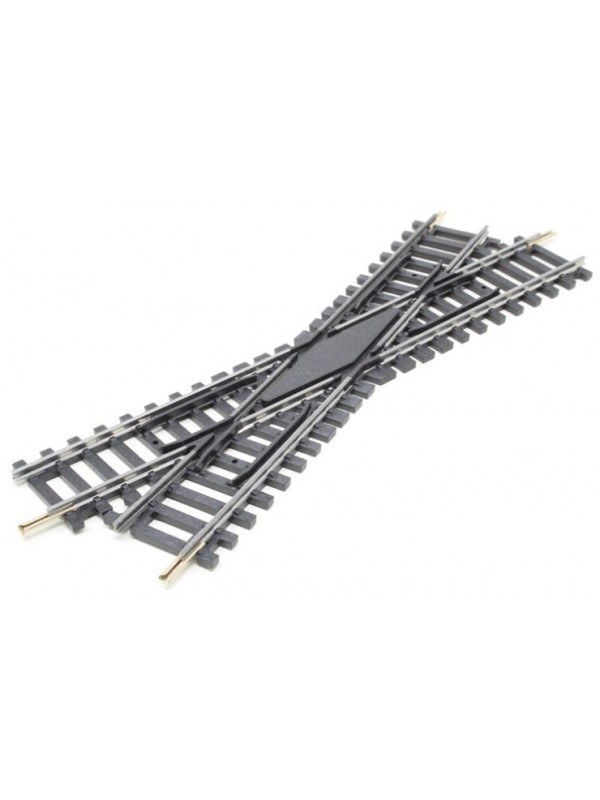 HORNBY R615 Scala HO Incrocio destro 168 mm x 181 mm 22.5°