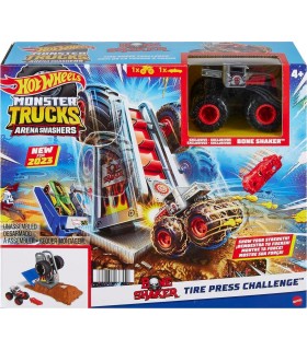 Hot Wheels Monster Trucks Tire Press Challenge