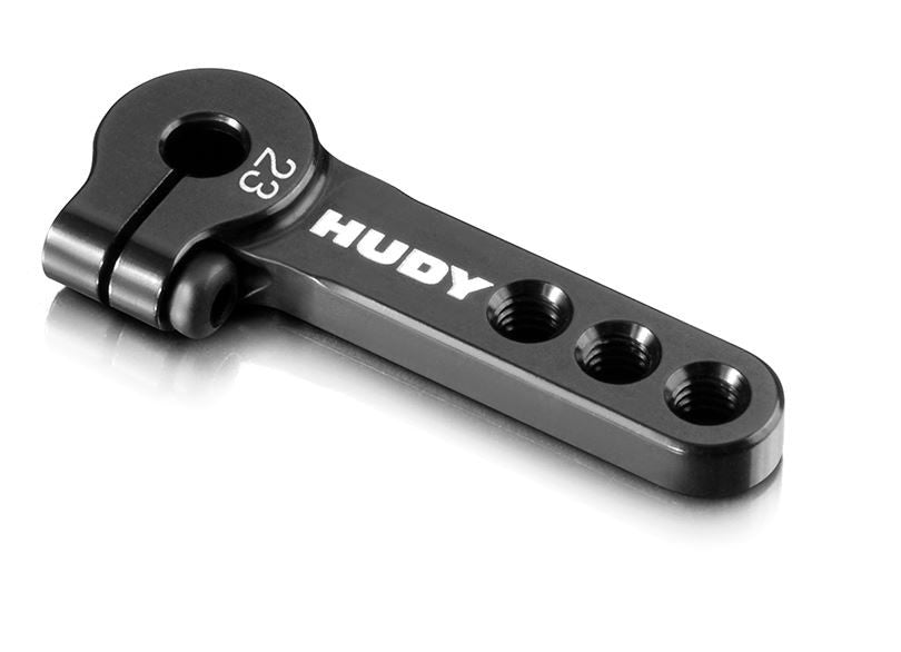 Hudy Piantone dello sterzo in alluminio a 2 fori con vite 23Dts 293407