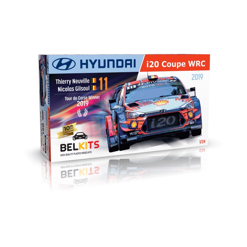 Hyundai I20 Coupe WRC Corsica, 2019. BELKITS BEL014