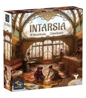 Intarsia - Gioco da Tavolo di Strategia Elegante per 2-4 Giocatori, Ristruttura il Café de Paris in 60 Minuti!