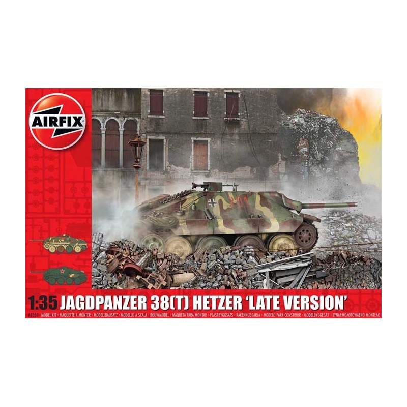 Jagdpanzer 38t Hetzer, ultima versione. AIRFIX A1353