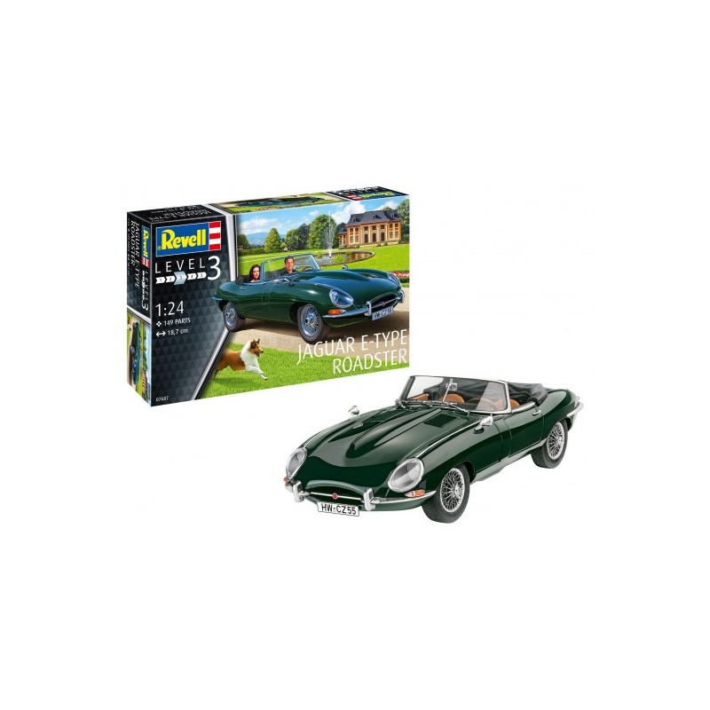 Jaguar E-Type Roadster. REVELL 07687
