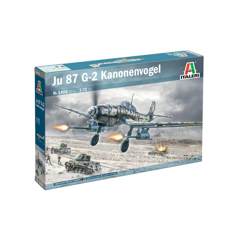 Junkers Ju-87G-2 Kanonenvogel. ITALERI 1466
