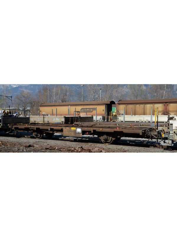 KATO 7074100 Scala N Carro merci RhB Lb-v 7874 2 assi trasporto container