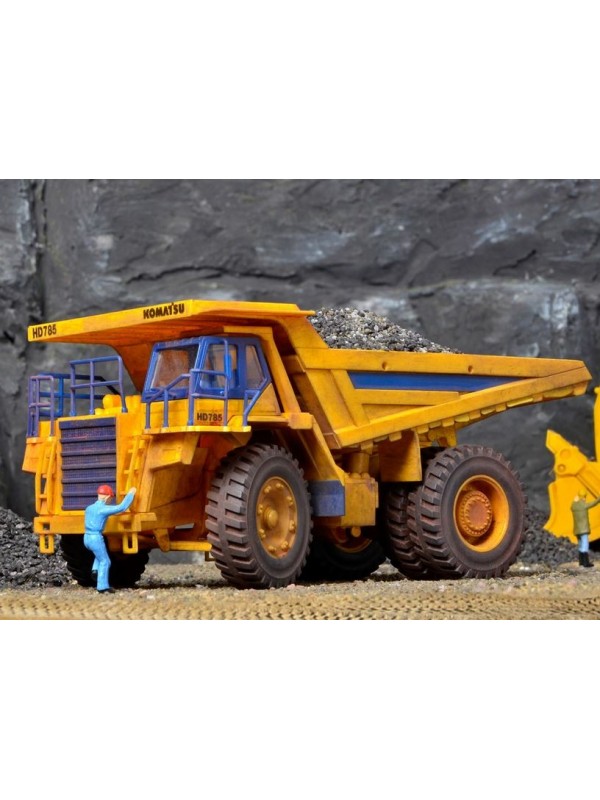 KIBRI 11660 Scala HO Camion da cava KOMATSU Dumper HD 785-5
