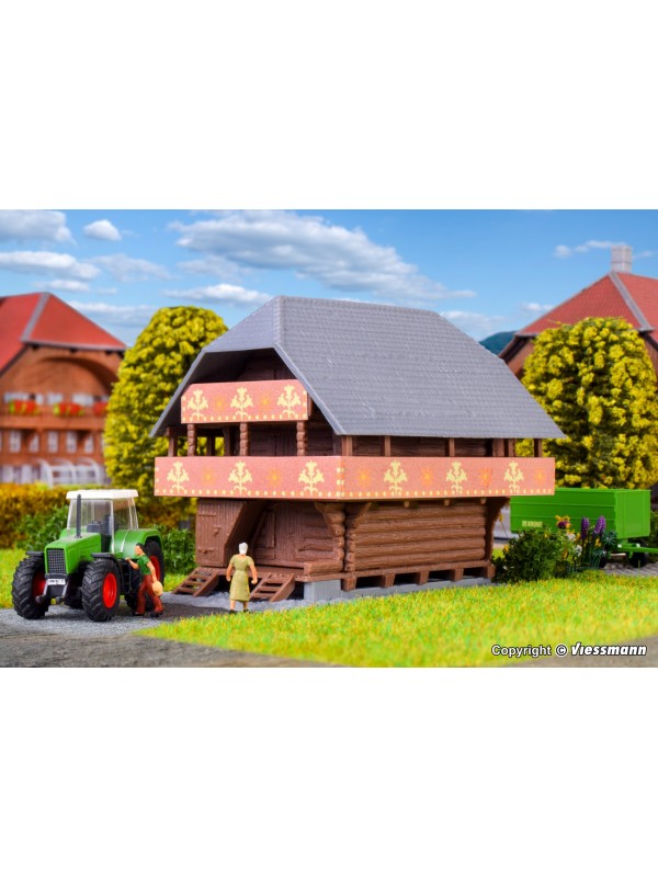 KIBRI 37060 Scala N Fienile svizzero in legno