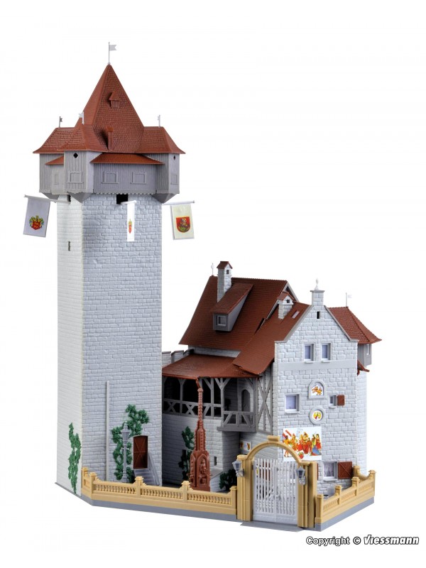 KIBRI 39001 Scala HO Castello Grafenerck con torre ed accessori