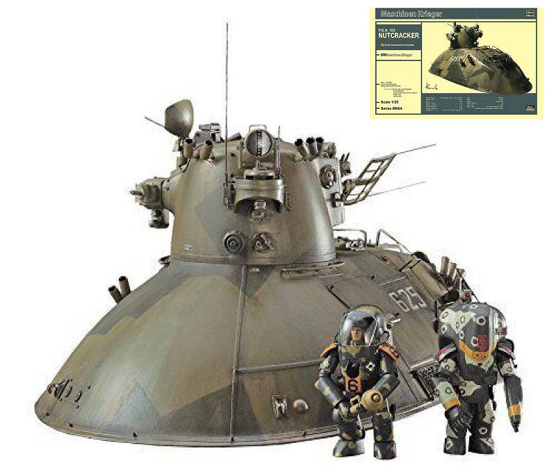 KIT DA MONTARE IN SCALA COMPATIBILE CON P.K.H. 103 NUTCRACKER KIT 1:35 HASEGAWA HASMK04