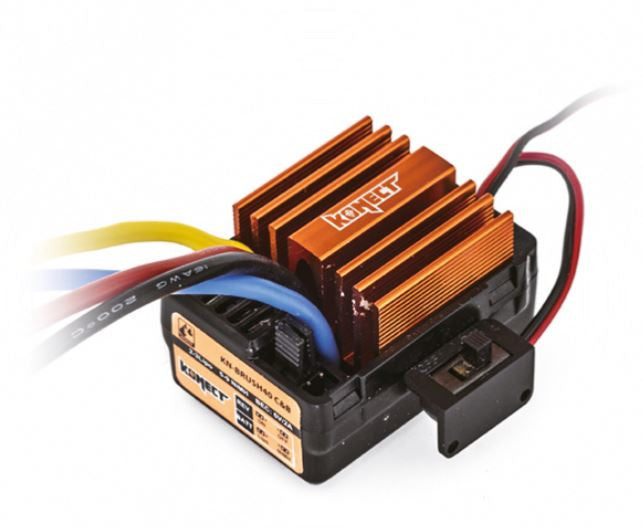 Konect Variateur Brushed 1/10" 40A Impermeabile Speciale Crawler KN-SPAZZOLA40-CRAWBT