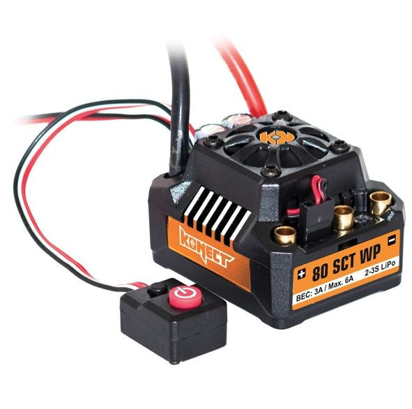 Konect Variateur Brushless SCT 80A impermeabile KN-8BL80-SCT-WP