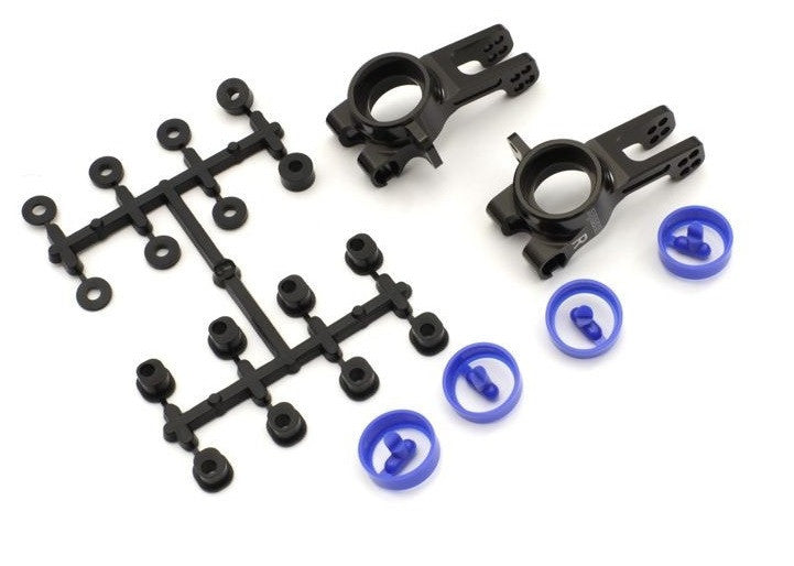 Kyosho Porta posteriore in alluminio Gun Metal (x2) MP10 IFW608B