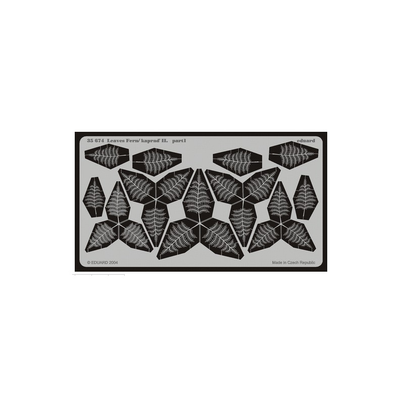 Fotoincisione: foglie di felce. EDUARD 35674
