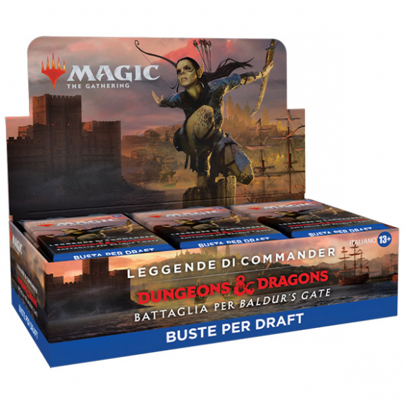 Leggende di Commander: Battaglia per Baldur's Gate - Draft Booster Display da 24 Buste (ITA)