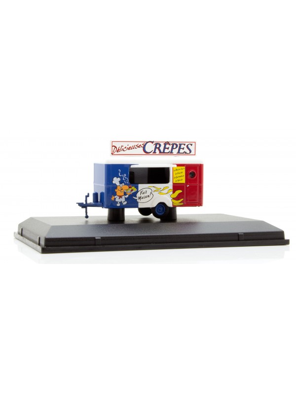 LIMA HC5000 Scala HO Hobby Line - Rimorchio street food per la vendita di crepes