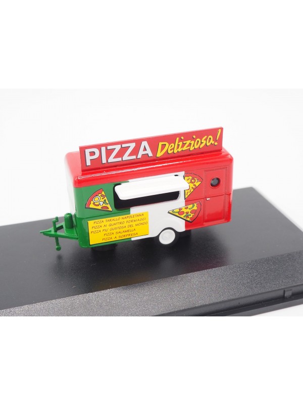 LIMA HC5002 Scala HO Hobby Line - Rimorchio street food per la vendita di pizza
