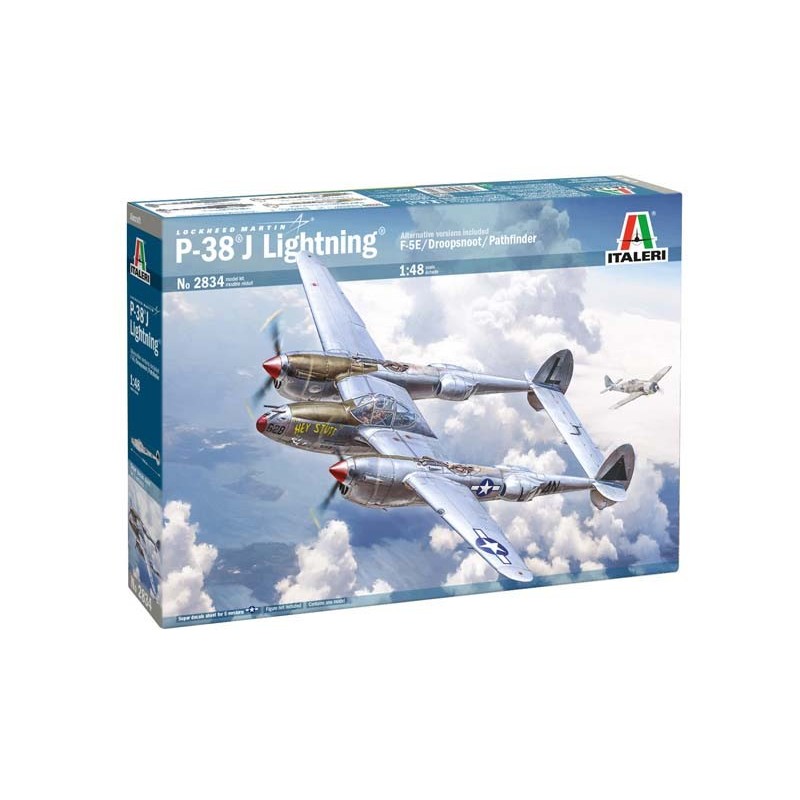 Lockheed P-38J Lightning (E.T.O). ITALERI 2834
