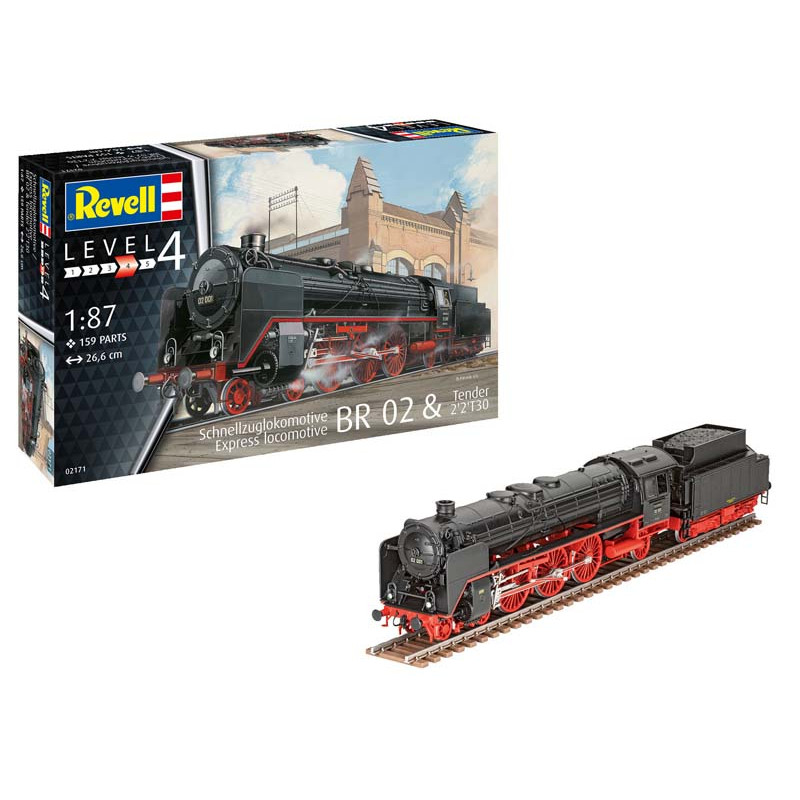 Locomotiva a vapore BR 02. REVELL 02171
