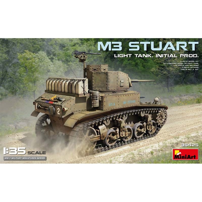 M3 Stuart, produzione iniziale. MINIART 35425