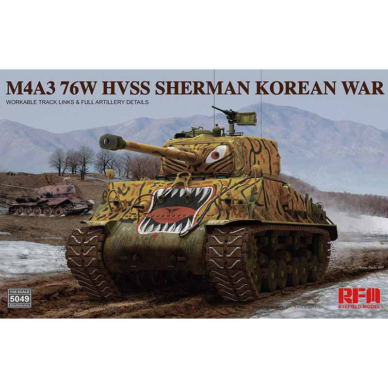 M4A3 76W HVSS Sherman. Guerra di Corea. RYE FIELD MODEL 5049