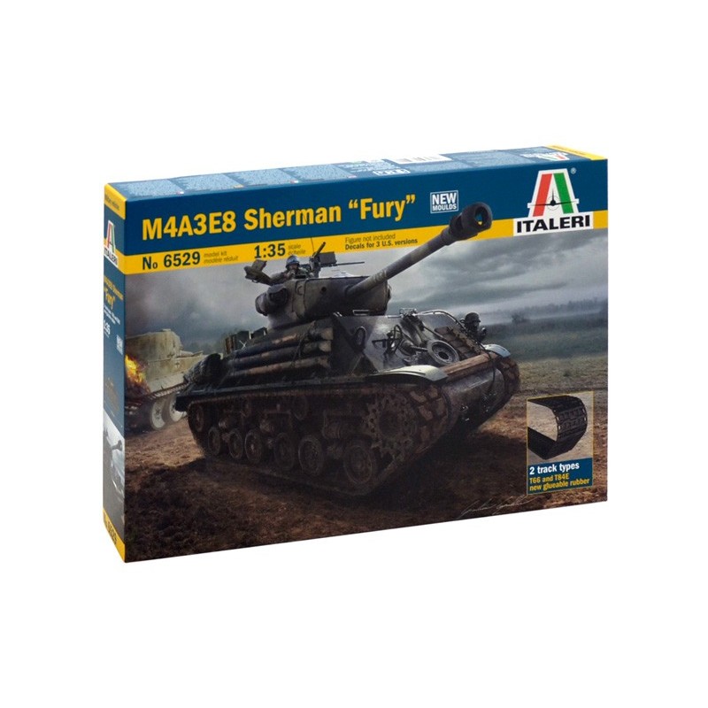 M4A3E8 Sherman Fury. ITALERI 6529