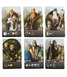 Maestri d'ascia del mare del Nord - Redux: Carte Promo Leggende per Espandere il Gioco - Set di 6 Carte Uniche!