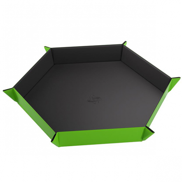 Magnetic Dice Tray Esagonale - Nero/Verde - Gamegenic