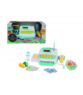 Maisonelle Registratore di cassa Compact con scanner laser cestino e accessoriluci e suoni