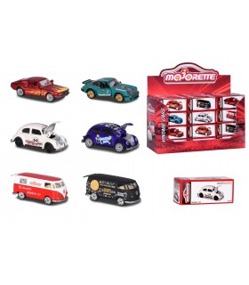 Majorette Vintage Cars con scatola da collezione 4 asst. in display ready to sell da 36 pz. con un a