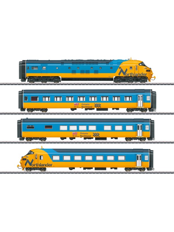 MARKLIN 39705 Scala HO Elettrotreno diesel “Northlander” della Ontario Northland Railway
