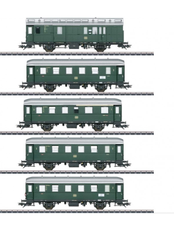 MARKLIN 43353 Scala HO Set cinque carrozze passeggeri DB