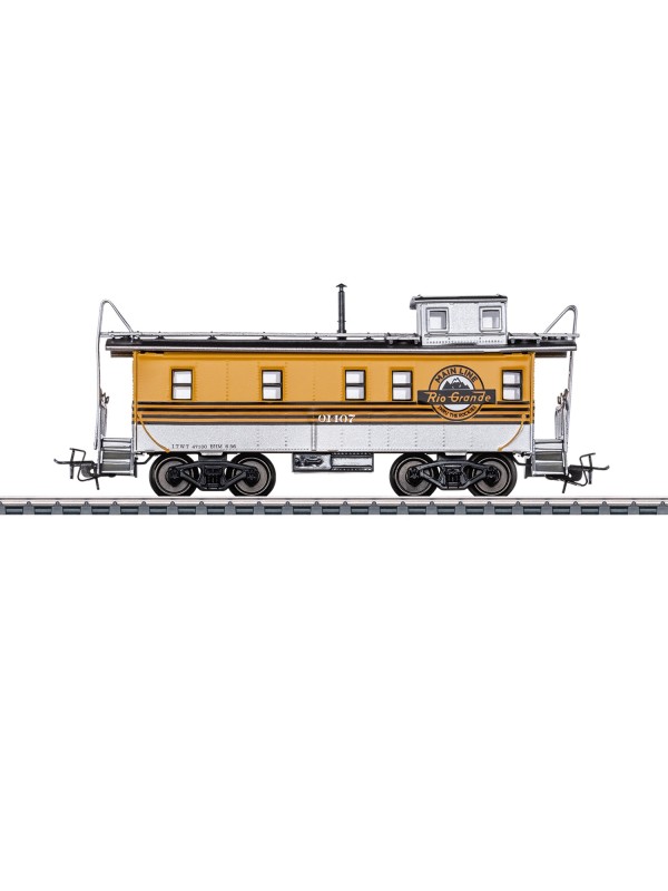 MARKLIN 43713 Scala HO Carro di scorta per treni merci US Caboose Tin Plate - IN ACCONTO