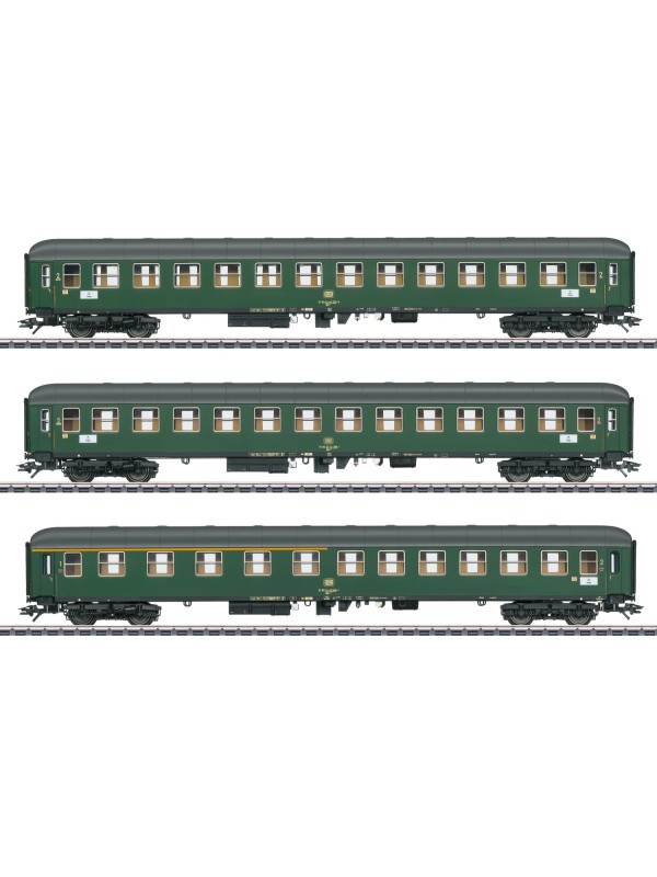 MARKLIN 43936 Scala HO Set tre carrozze per treni rapidi DB