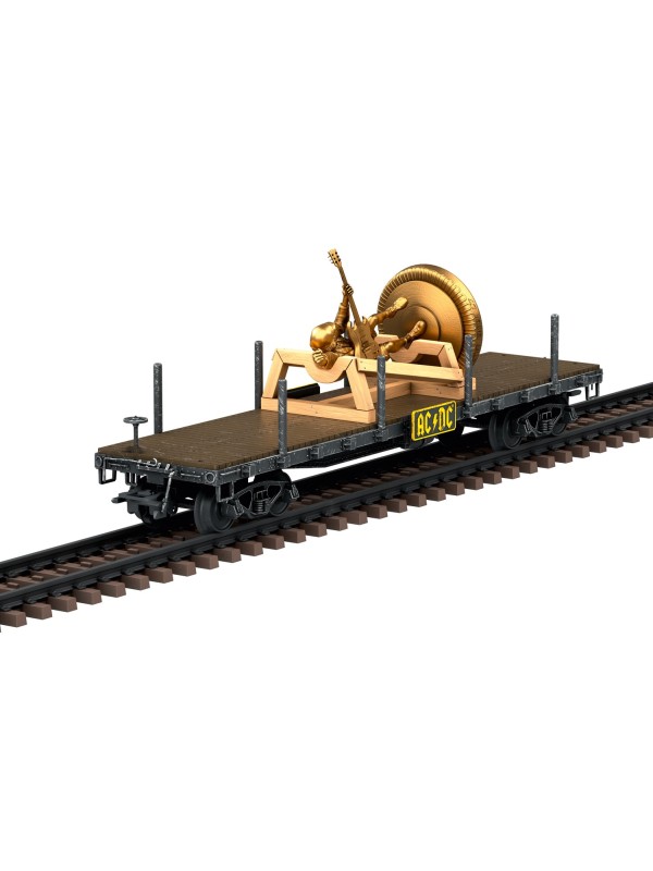 MARKLIN 48837 Scala HO Carro pianale a carrelli "Stiff Upper Lip" - IN ACCONTO