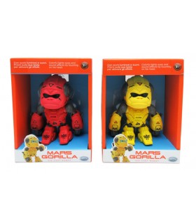 MARS Gorilla RobotRobot gorilla in die cast e plasticamisura 9.5 5.5 12.5 cmluci e suonifunzione pug
