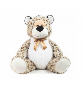 Maxi Leopardo Seduto 55cm - Imbottitura Materiale 100% Riciclato