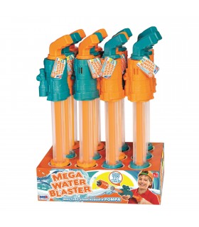 MAXI TUBO SPARA ACQUA 48 CM 2 ASS. DISPLAY 12 PZ