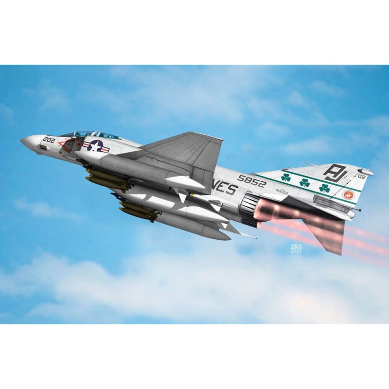 McDonnell Douglas F-4 J Phantom II "Fighting Shamrocks". ACADEMY 12356