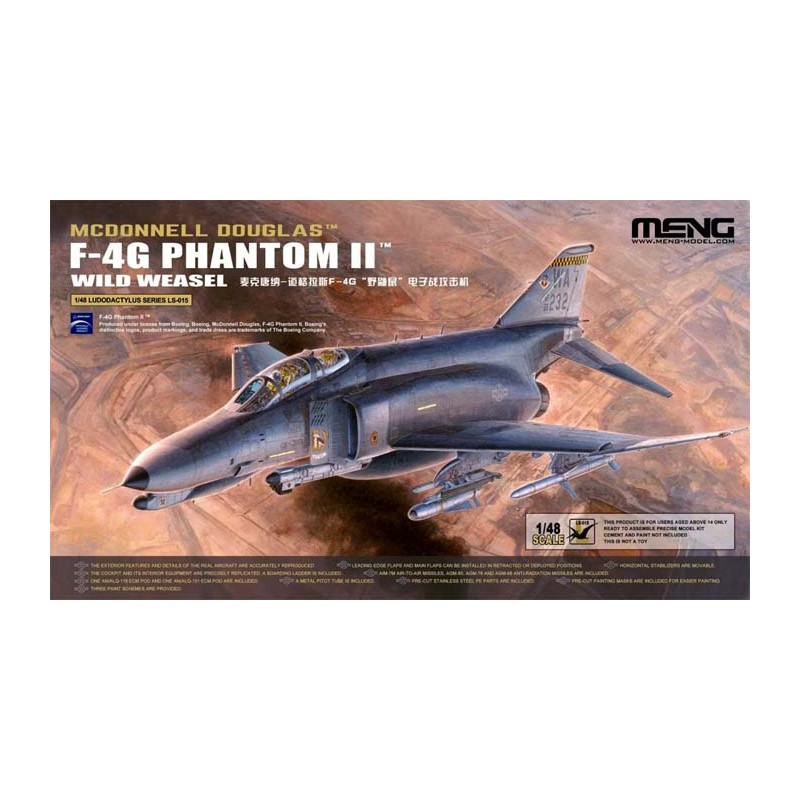 McDonnell Douglas F-4G Phantom II Donnola selvaggia. MENG LS-015