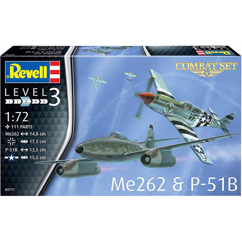 Me262 e P-51B. REVELL 03711