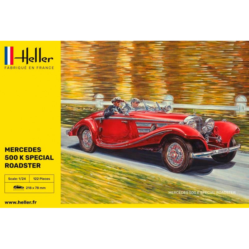 Mercedes Benz 500 K Roadster. HELLER 80710
